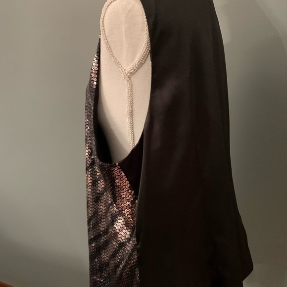 Chico’s sequin Zebra Top/Vest~Size 3 (Large) - Picture 4 of 6